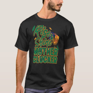 Camiseta Levántense y brillen Madre Gallina Divertida Amor