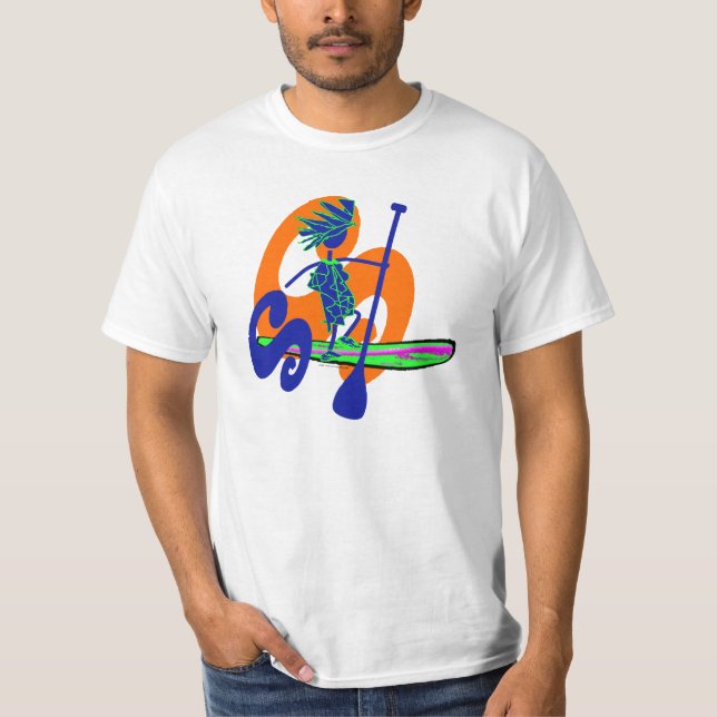 Camiseta Levántese el diseño de la resaca de la paleta (Anverso)