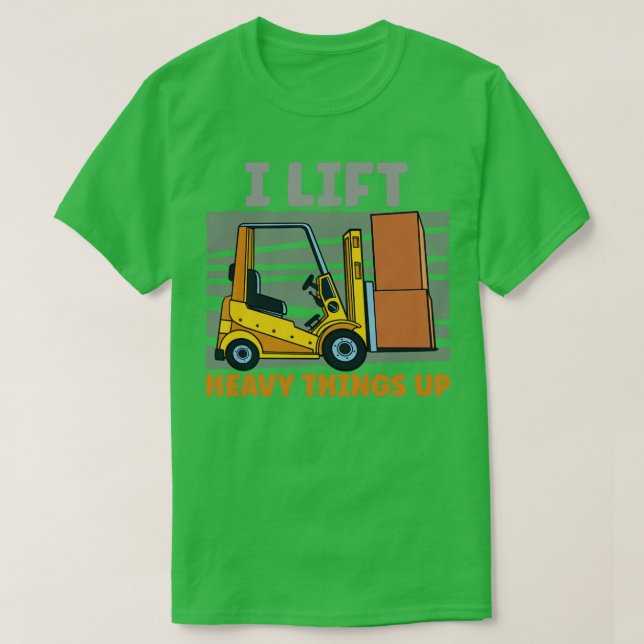 Camiseta Levanto Cosas Pesadas (Diseño del anverso)