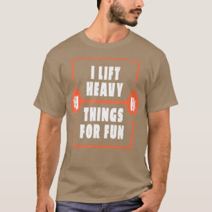 Camiseta Levanto hings pesadas para divertida diversión del