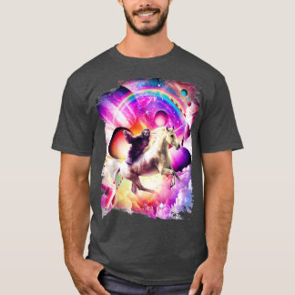 Camiseta Leve crudo de unicornio esloveno arco iris