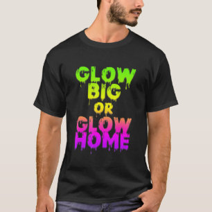 Camiseta Leve el brillo del hogar grande o brillante duro o