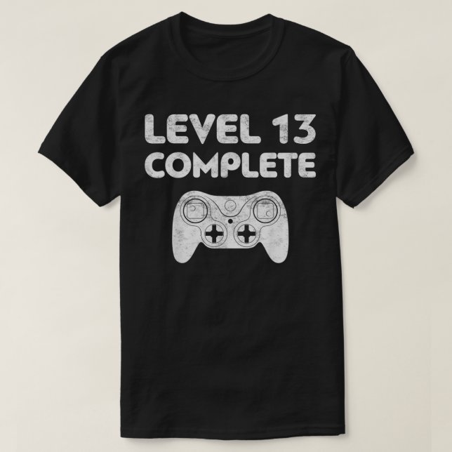 Camiseta Level 13 Complete  13th Wedding Anniversary Gift  (Diseño del anverso)