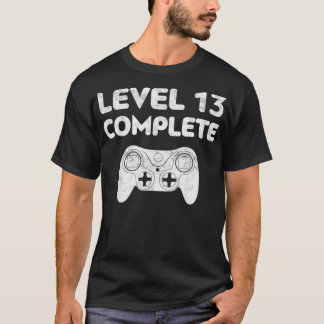 Camiseta Level 13 Complete 13th Wedding Anniversary Gift