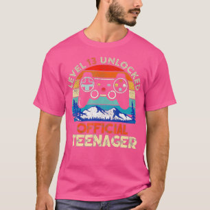 Camiseta Level 13 Unlocked  13th Video  Birthday Gift  (36)