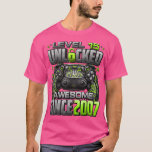 Camiseta Level 15 Unlocked Awesome Since 2007 15th Birthday<br><div class="desc">Level 15 Unlocked Awesome Since 2007 15th Birthday Gaming  .</div>