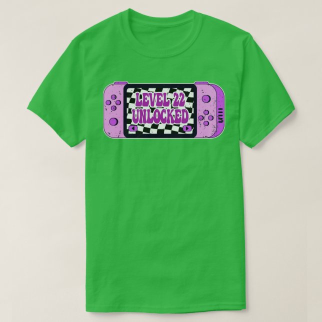Camiseta Level 22 Unlocked (Diseño del anverso)
