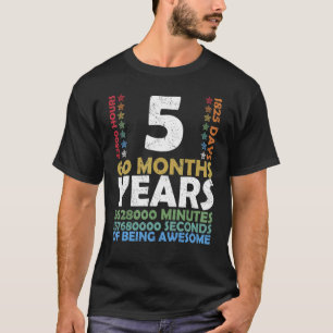 Camiseta Level 5 Unlocked Video Game 5th Birthday Party Ret