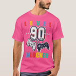 Camiseta Level 90 Unlocked Grny Video Game 90th Birthday M<br><div class="desc">Nivel 90 Desbloqueados Juego de Video Gracioso 90º Camiseta Cotidiana de Cumpleaños .</div>
