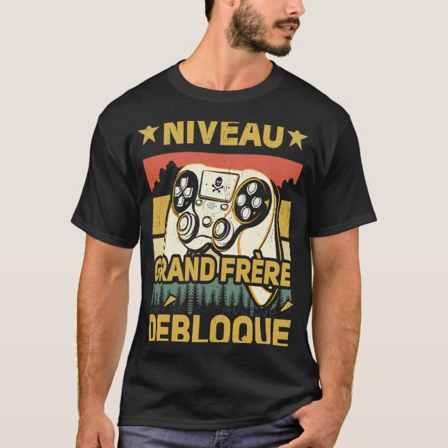 Camiseta Level Big Brother Unlocked Gamaming Brother (Anverso)