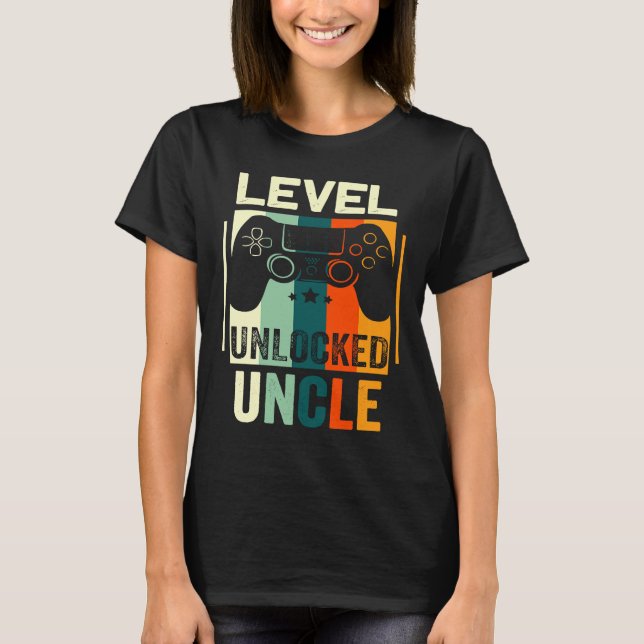 Camiseta Level Unlocked Uncle Announcemen (Anverso)
