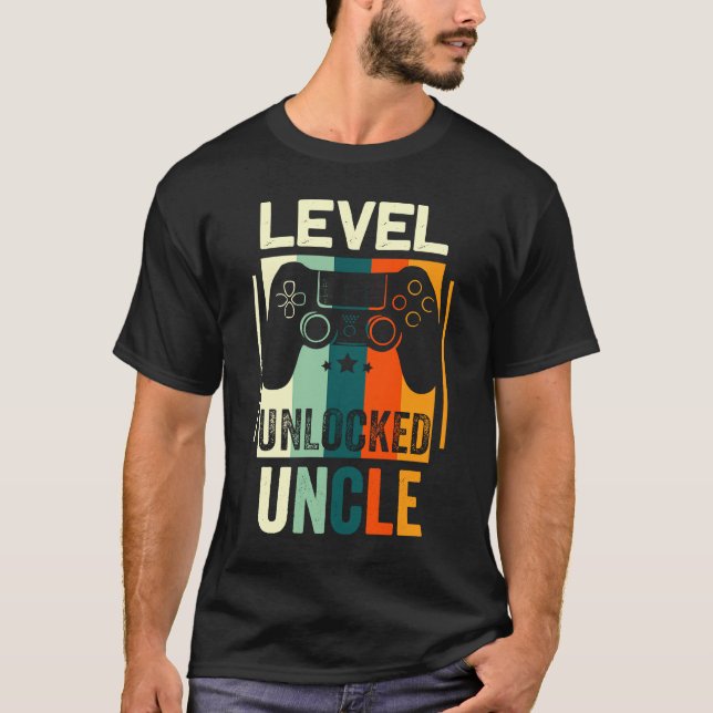 Camiseta Level Unlocked Uncle Announcemen (Anverso)