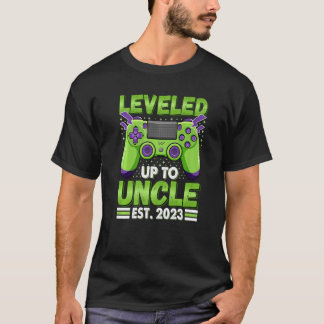 Camiseta Leveled Up To Uncle 2023 Promoted To Uncle 2023 Ga