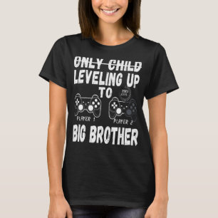 Camiseta Leveling to Big Brother Shirt 2023 - Video Game