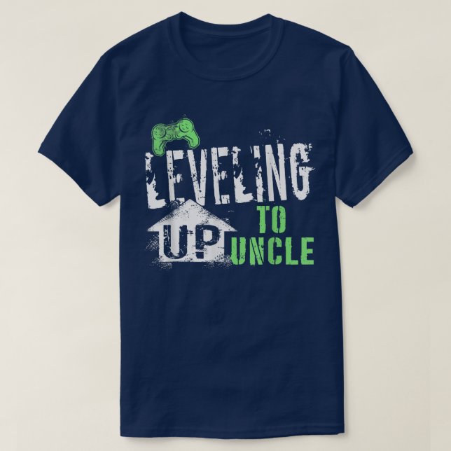 Camiseta Leveling Up To Uncle 2022 Funny Video Game Control (Diseño del anverso)