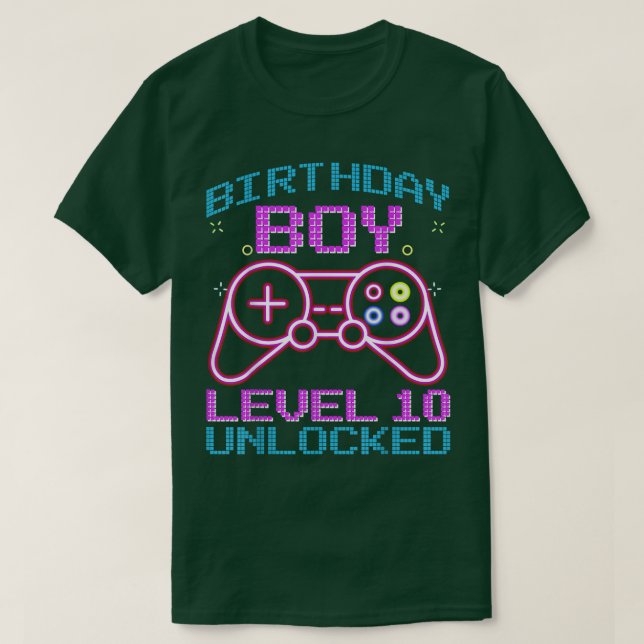 Camiseta Levels 10  (Diseño del anverso)