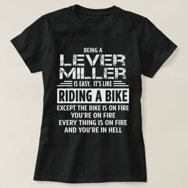 Camiseta Lever Miller (Diseño del anverso)