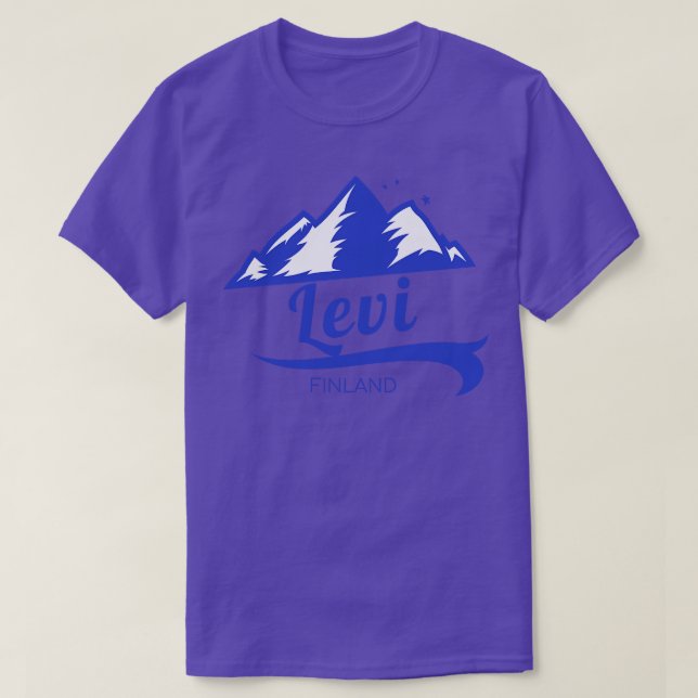 Camiseta Levi ski Finlandia 1 (Diseño del anverso)
