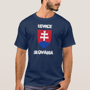 Camiseta Levice, Eslovaquia con el escudo de armas