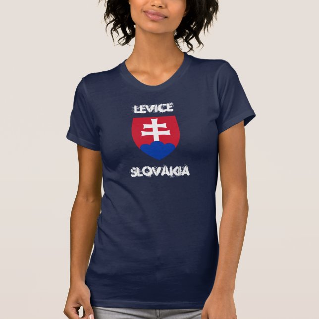 Camiseta Levice (Eslovaquia) con escudo de armas (Anverso)