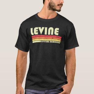 Camiseta Levine Surname Retro Vintage 80s 90s Cumpleaños Re