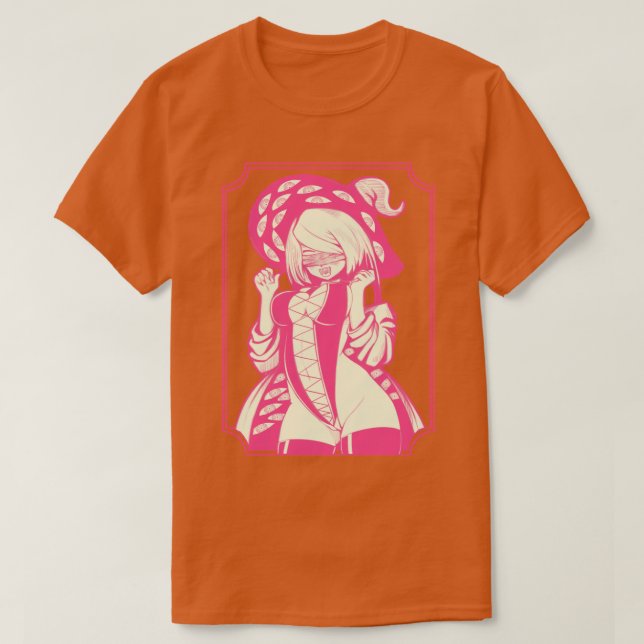 Camiseta Lewd Blindfolding Witch (Diseño del anverso)