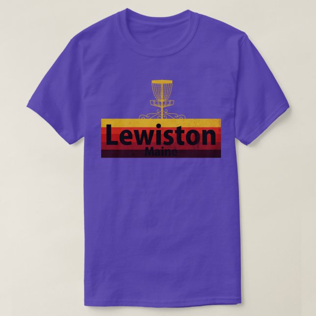 Camiseta Lewinston Disc Golf Maine (Diseño del anverso)