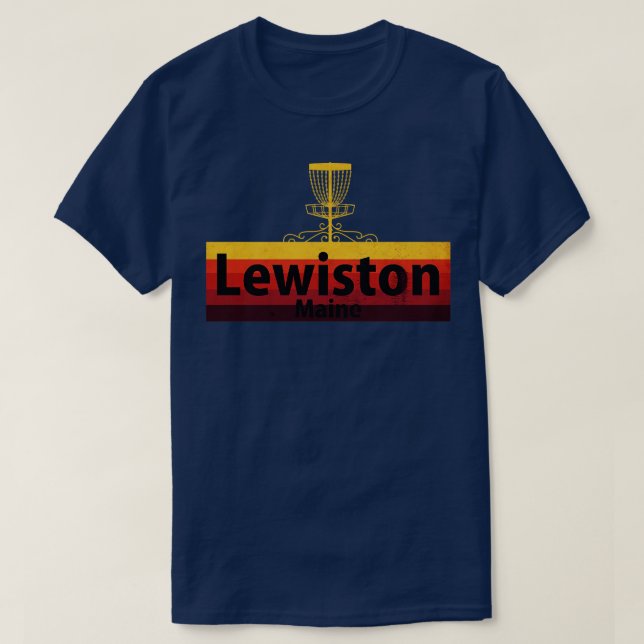 Camiseta Lewinston Disk Golf Maine (Diseño del anverso)