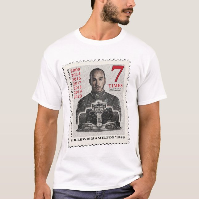 Camiseta Lewis Hamilton Stamp (Anverso)