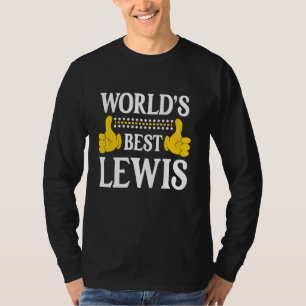 Camiseta Lewis Surname Funny Team Family Apellido World