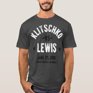 Camiseta Lewis vs Klitschko