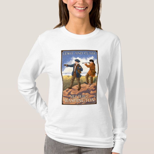 Camiseta Lewis y Clark - Nez Perce, Washington (Anverso)