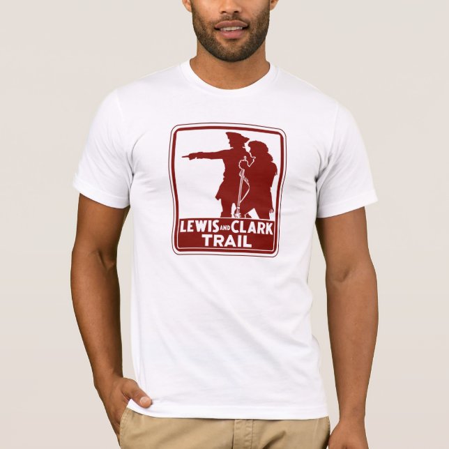 Camiseta Lewis y Clark, Rótulo de la guía del tráfico, los (Anverso)