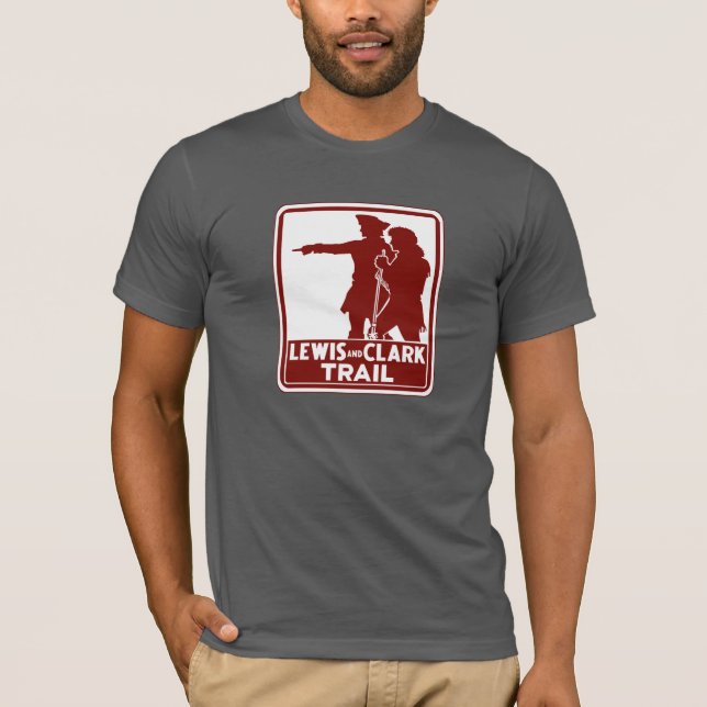 Camiseta Lewis y Clark, Rótulo de la guía del tráfico, los (Anverso)