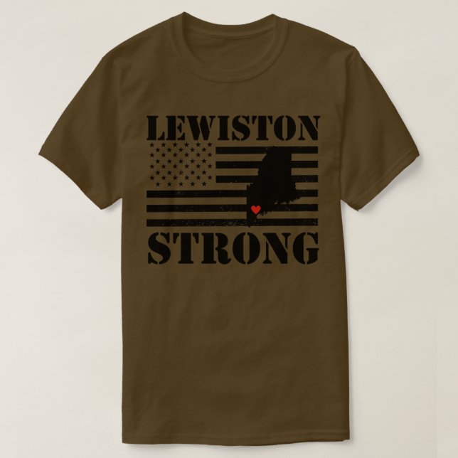 Camiseta Lewiston Strong TShirt (Diseño del anverso)