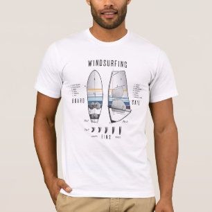 Camiseta Lexicón de vela y de aletas para windsurf