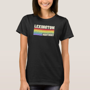 Camiseta Lexington Kentucky Orgullo de la bandera arcoiris