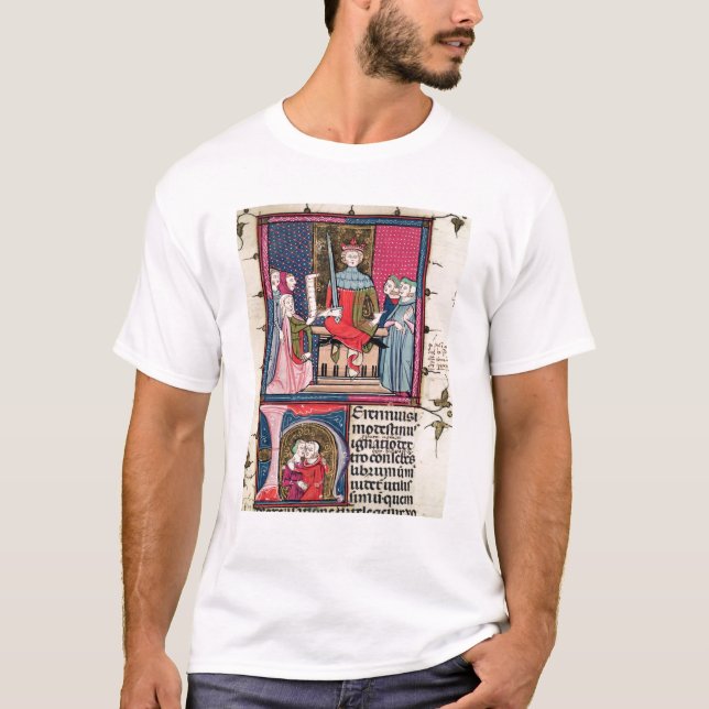 Camiseta Ley conyugal, esposa adúltera que aparece (Anverso)