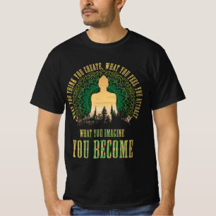 Camiseta Ley De Atracción Buda Espiritual Meditación Yoga