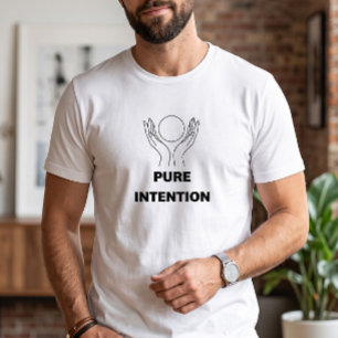 Camiseta Ley de Atracción Intención Pura Manos Abiertas