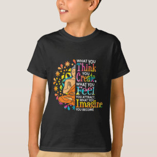 Camiseta Ley de Atracción Manifiesta Buda Meditación Yoga