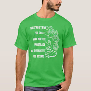 Camiseta Ley de Atracción retro de Meditación de Buda