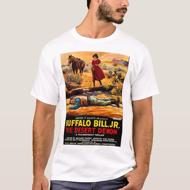 Camiseta Ley de Búfalo de 1925, Jr. - poster de cine de Des (Anverso)