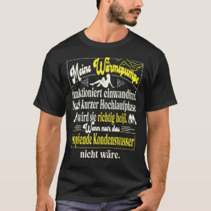Camiseta Ley de Calefacción de Bomba de Calor Caliente para