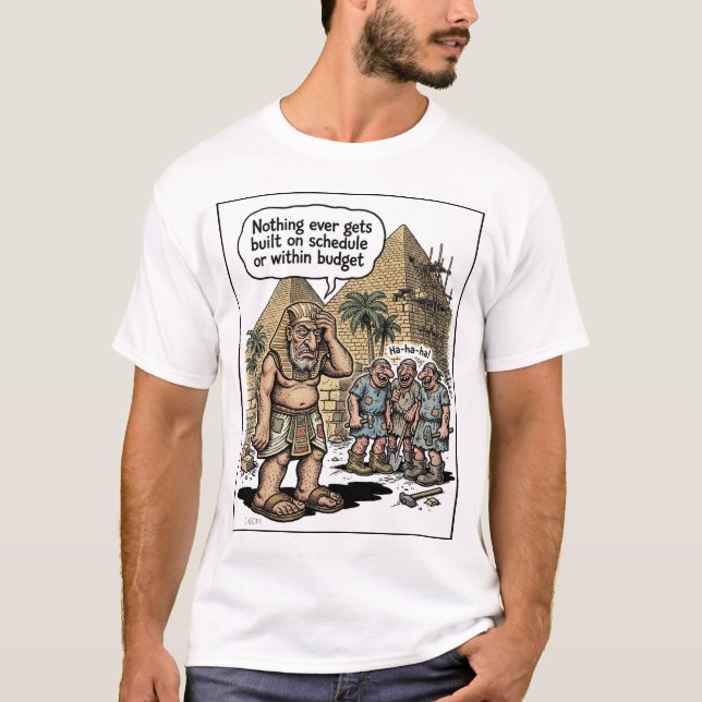 Camiseta Ley de Cheops Proyecto de Gestión Divertida (Anverso)