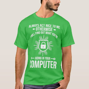 Camiseta Ley de ciberseguridad informática y seguridad info