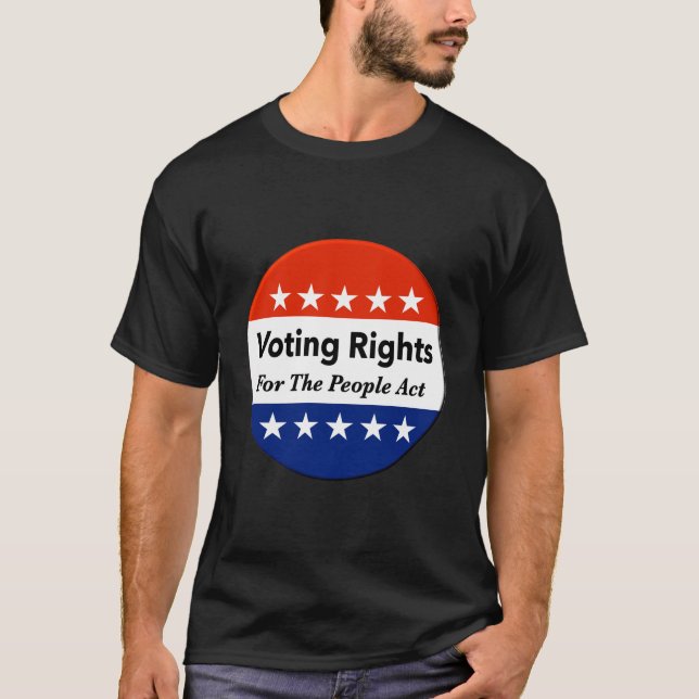 Camiseta Ley de derechos de voto para el pueblo (Anverso)