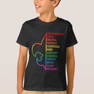 Camiseta Ley de Exploración Exploración Camping Arcoíris Co