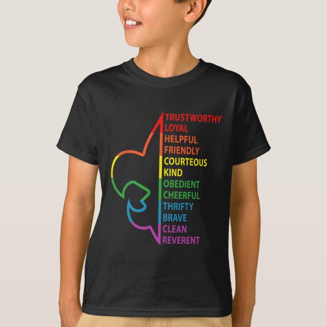 Camiseta Ley de Exploración Exploración Camping Arcoíris Co (Anverso)