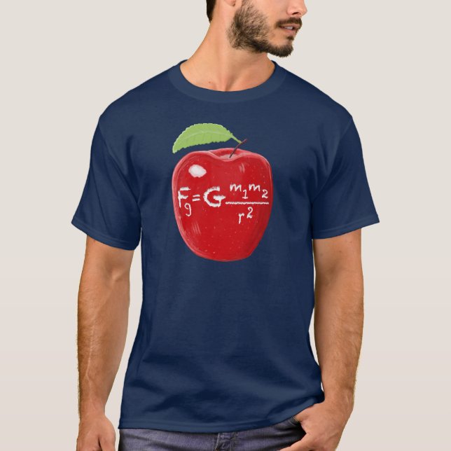 Camiseta Ley de Isaac Newton del profesor de ciencias de la (Anverso)